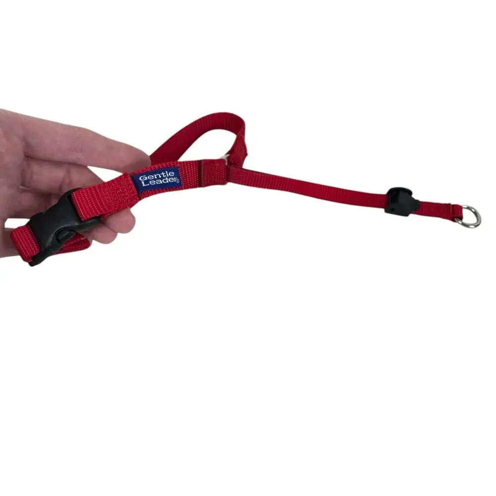 PetSafe Red Gentle Leader Adjustable‎ Head Collar For Dogs Size Small